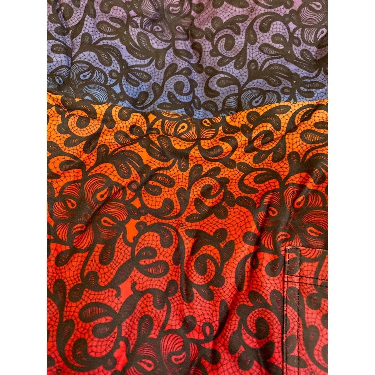 Ombre Rainbow Leggings with Pockets MM