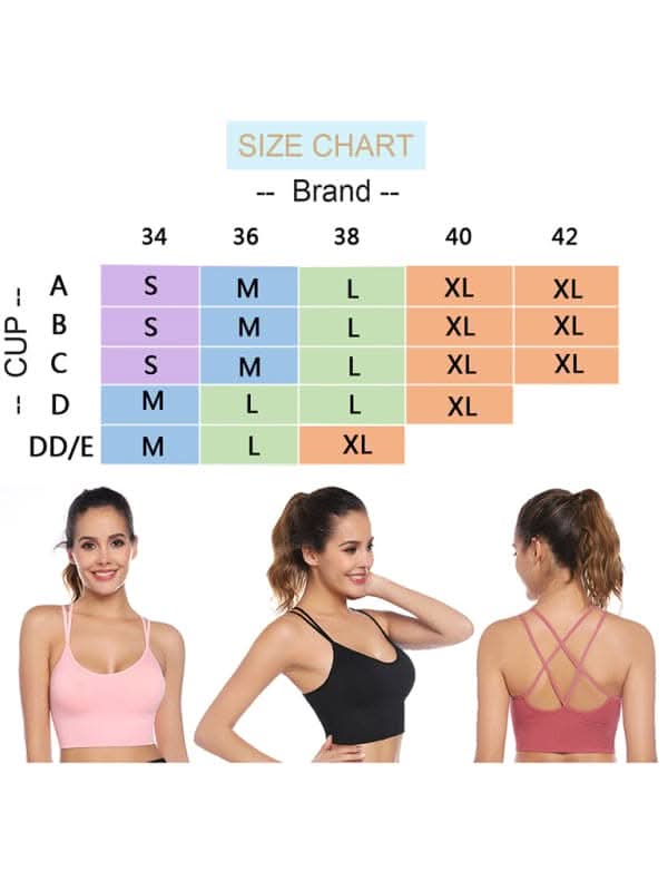 Seamless crisscross bras 3 pack - Love Salve 