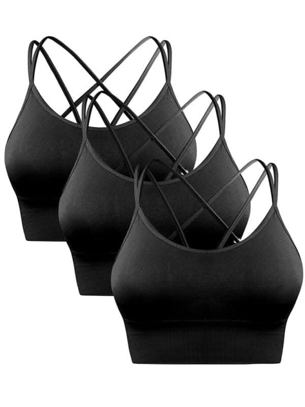 Seamless crisscross bras 3 pack - Love Salve 