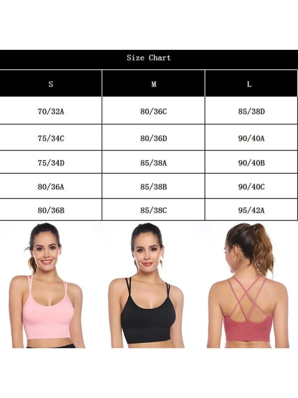 Seamless crisscross bras 3 pack - Love Salve 