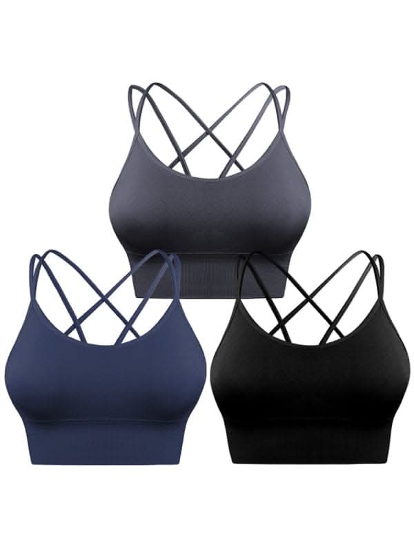 Seamless crisscross bras 3 pack - Love Salve 