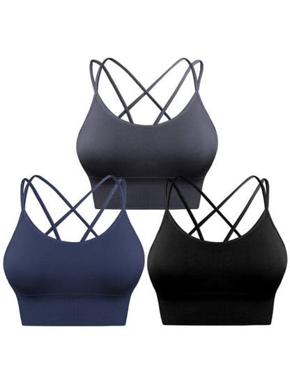 Seamless crisscross bras 3 pack - Love Salve 