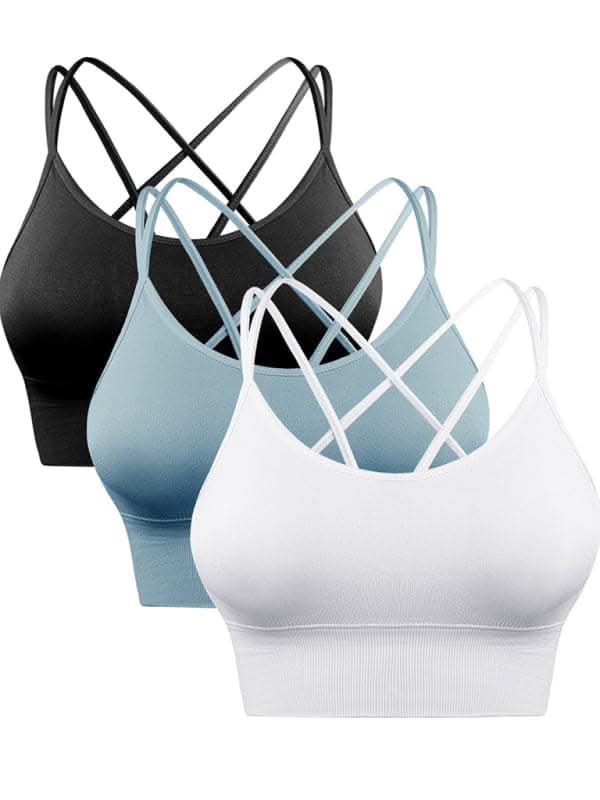 Seamless crisscross bras 3 pack - Love Salve 