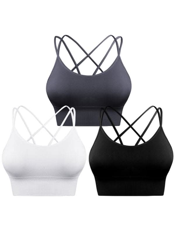 Seamless crisscross bras 3 pack - Love Salve 