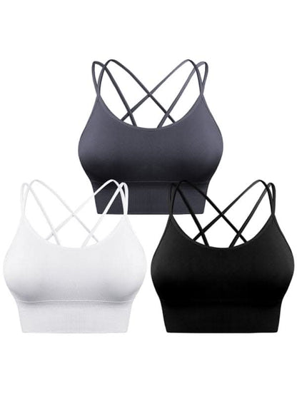 Seamless crisscross bras 3 pack - Love Salve 