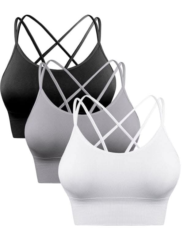 Seamless crisscross bras 3 pack - Love Salve 