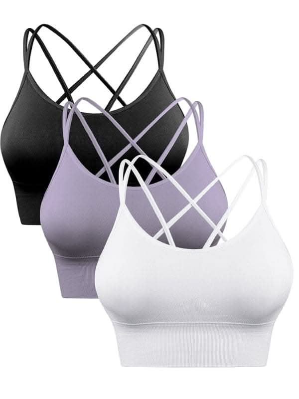 Seamless crisscross bras 3 pack - Love Salve 