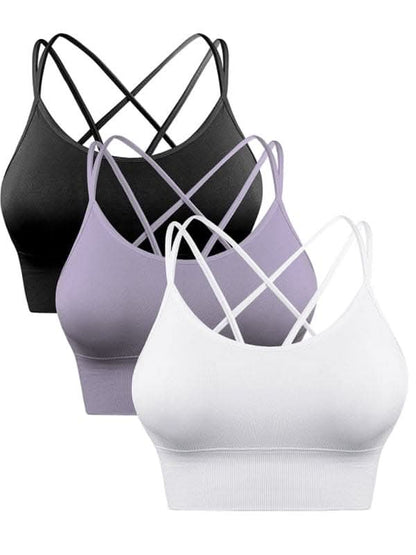 Seamless crisscross bras 3 pack - Love Salve 