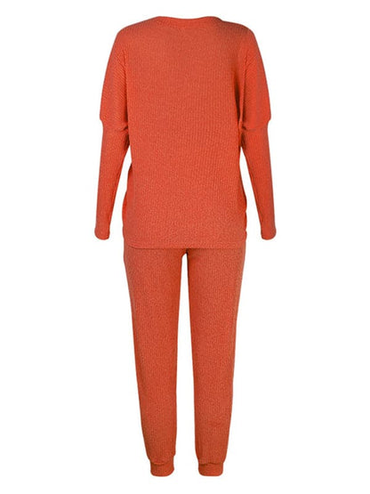 Cozy women's long-sleeve pajamas with pockets