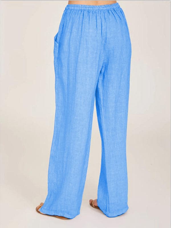 Casual knit lounge pants with pockets