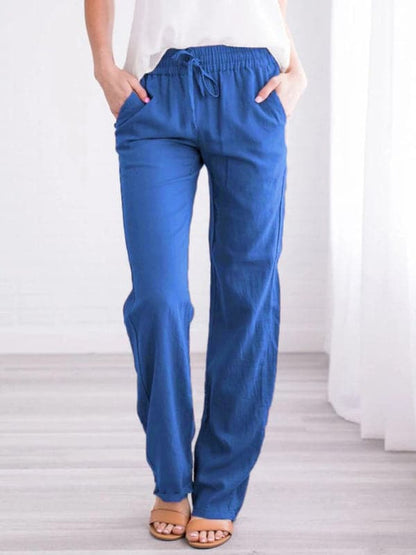 Cozy women's lounge pants with pockets