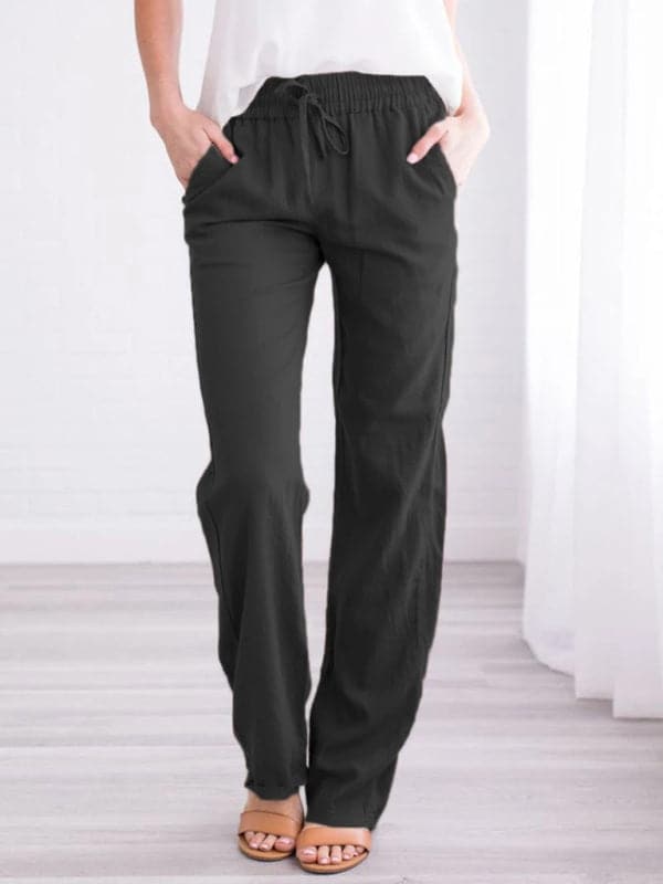 Cozy women's lounge pants with pockets