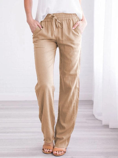 Cozy women's lounge pants with pockets