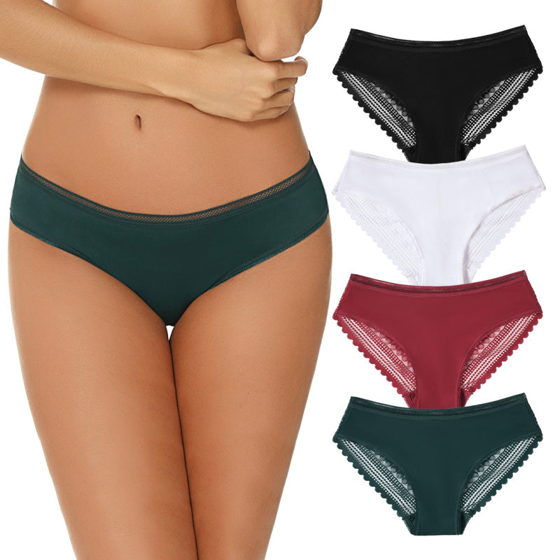 Lace hipster panties for women