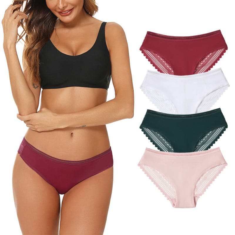 Lace hipster panties for women