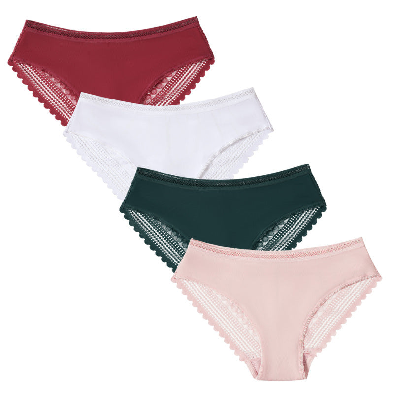 Lace hipster panties for women