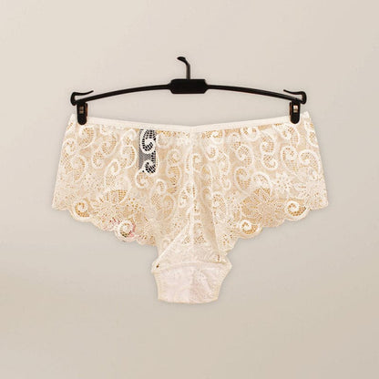 Floral nylon lace panties - comfort & style