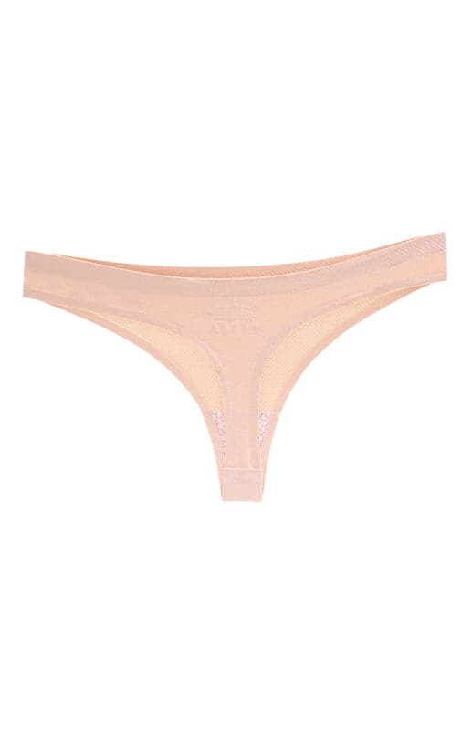 Breathable seamless thongs for comfort