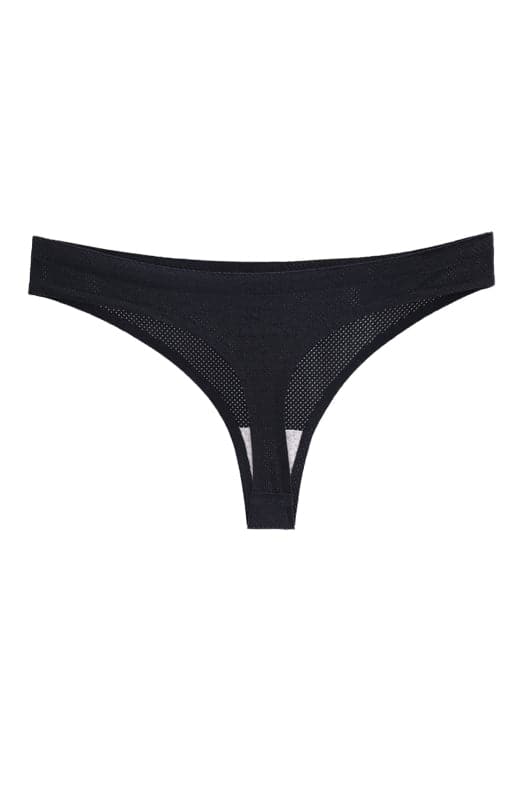 Breathable seamless thongs for comfort