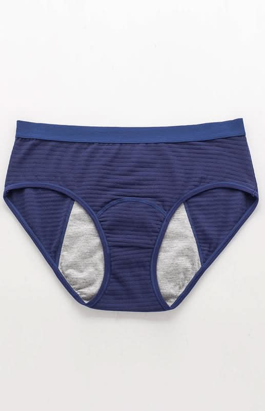 Women Breathable Striped Cotton Panties