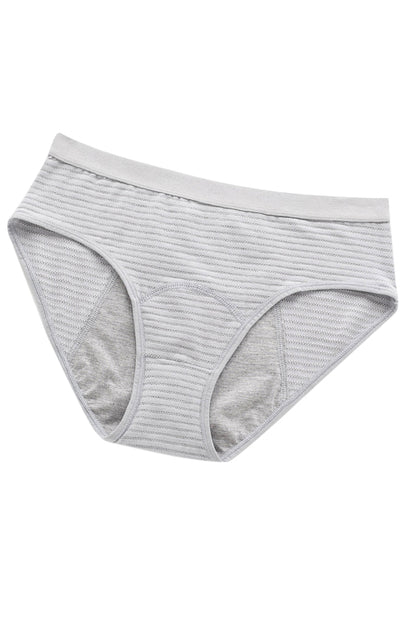 Women Breathable Striped Cotton Panties