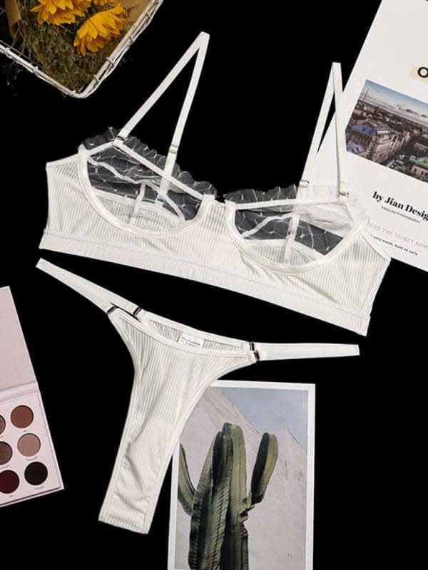 Women's Lace Mesh Lace Lace Camisole Sexy Lingerie.