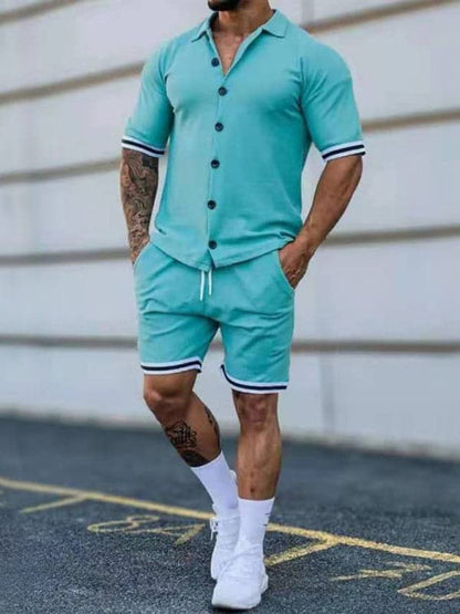 Stylish men's summer suit set