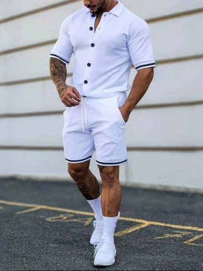 Stylish men's summer suit set