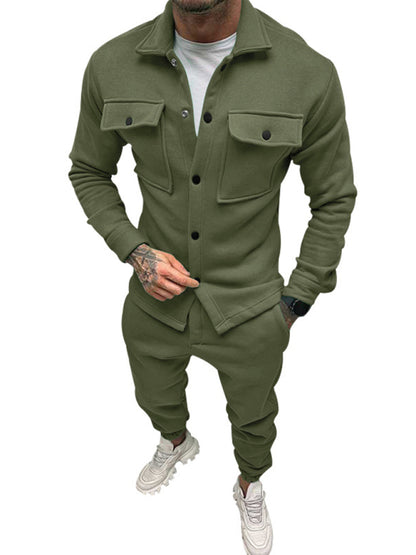 Men's Slim Fit Jacket & Trousers Set