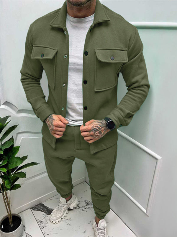 Men's Slim Fit Jacket & Trousers Set