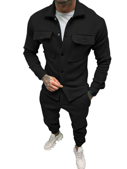 Men's Slim Fit Jacket & Trousers Set