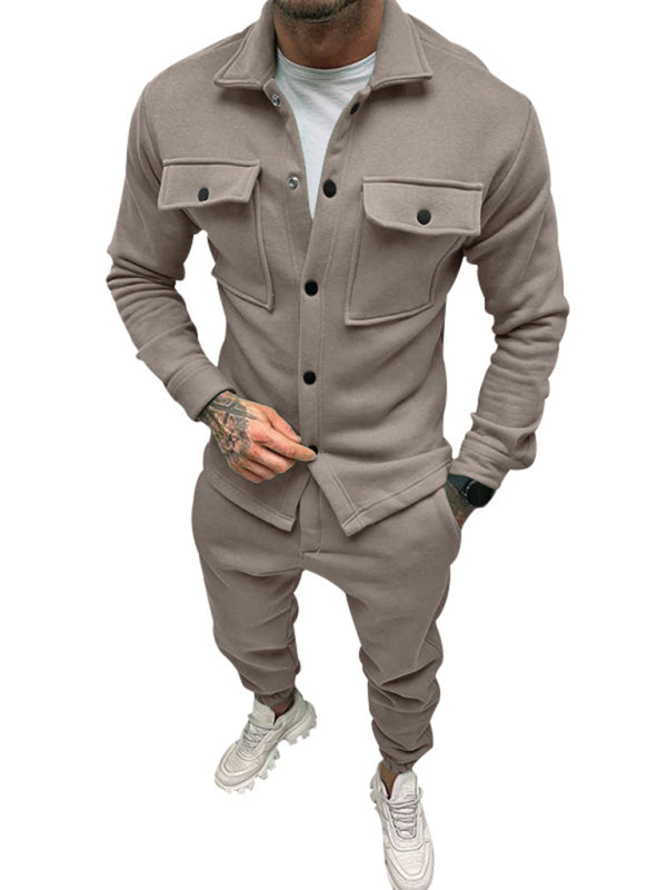 Men's Slim Fit Jacket & Trousers Set