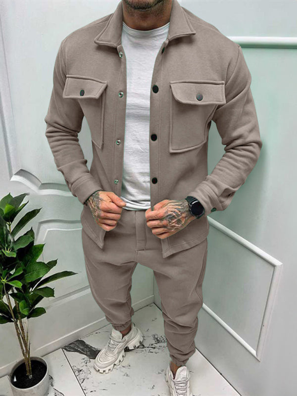 Men's Slim Fit Jacket & Trousers Set