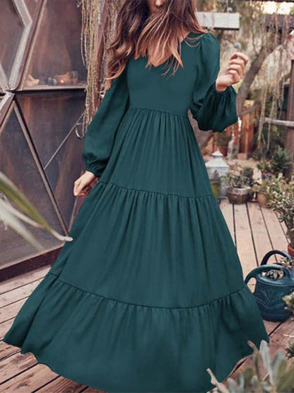 Chic Women's Swing Dress - Autumn Style