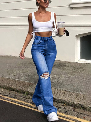 Women's flared jeans - stylish fit