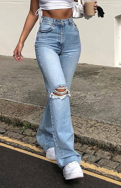 Women's flared jeans - stylish fit