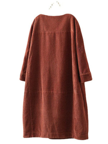 Vintage corduroy dress for fall