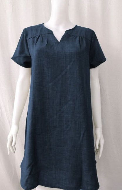 Vibrant Green V-Neck Dress for Effortless Summer Style - Love Salve 