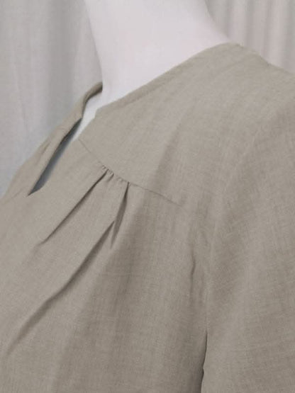 Vibrant Green V-Neck Dress for Effortless Summer Style - Love Salve 