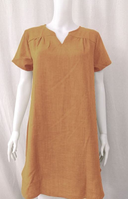 Vibrant Green V-Neck Dress for Effortless Summer Style - Love Salve 