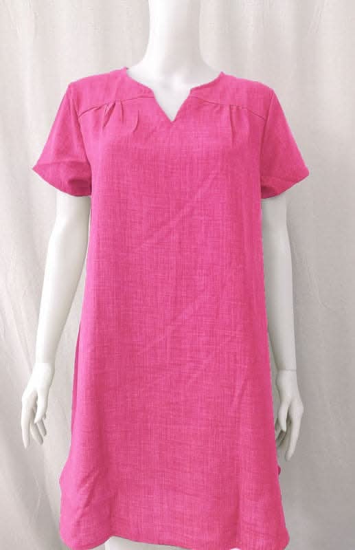 Vibrant Green V-Neck Dress for Effortless Summer Style - Love Salve 