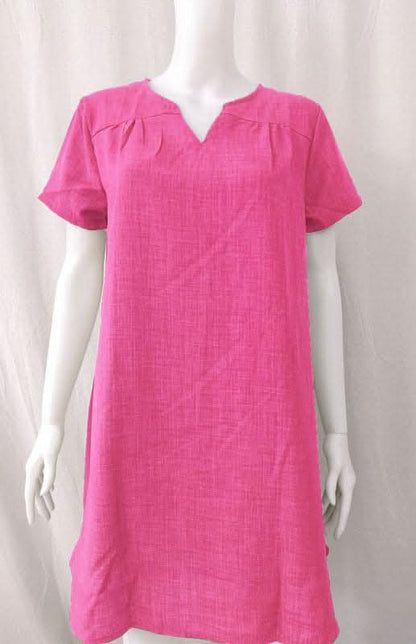 Vibrant Green V-Neck Dress for Effortless Summer Style - Love Salve 