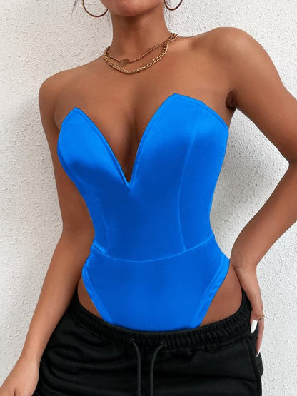 Flattering women's v-neck tube top