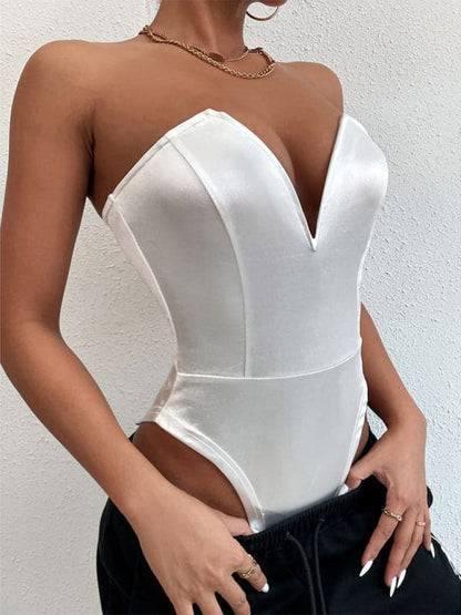 Flattering women's v-neck tube top