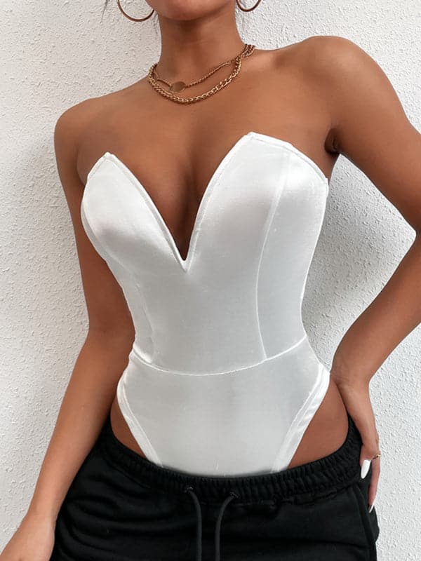 Flattering women's v-neck tube top