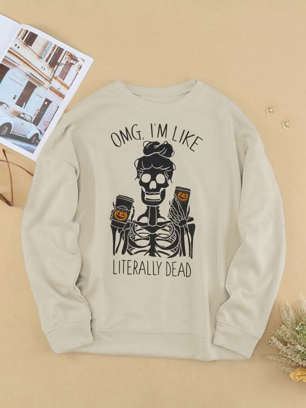 Funny Skeleton Hoodie Sweatshirt