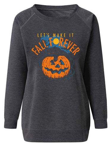 Women’s Pumpkin Print Hoodie