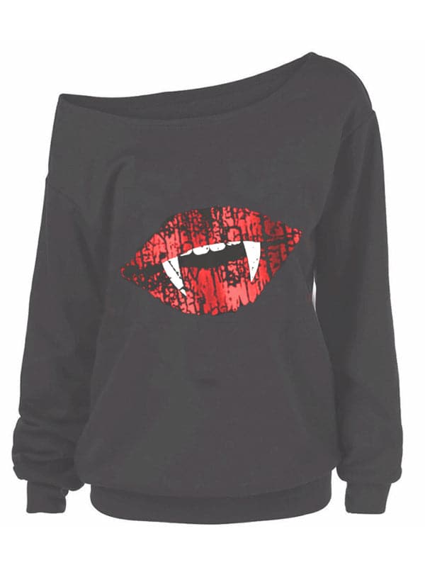 Halloween women's long sleeve tee