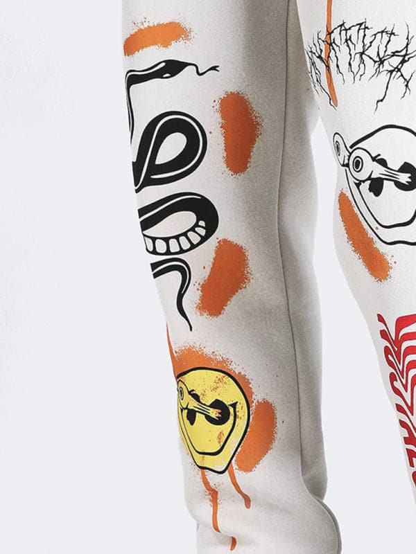 Women's Halloween Print Trousers