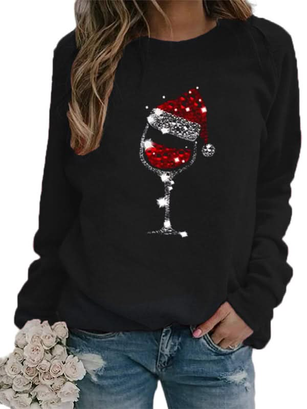 Festive women's cozy Christmas sweatshirt